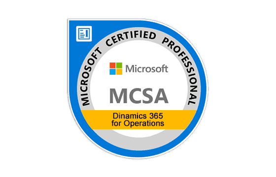 MCSA: Dynamics 365 for Operations