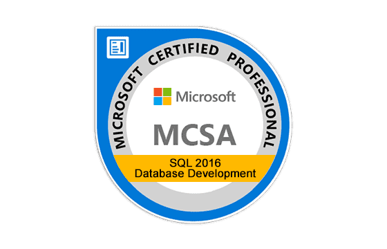 MCSA: SQL 2016 Database Development