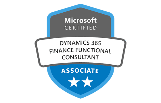 Microsoft Certified: Dynamics 365 Finance Functional Consultant Associate