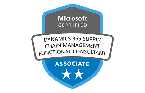 Microsoft Certified: Dynamics 365 Supply Chain Management Manufacturing Functional Consultant Associate