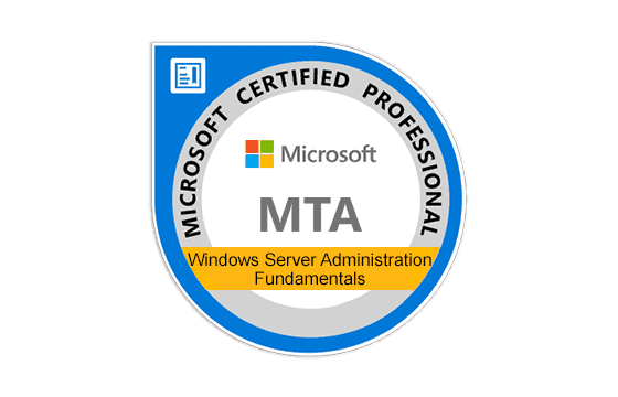 MTA: Windows Server Administration Fundamentals